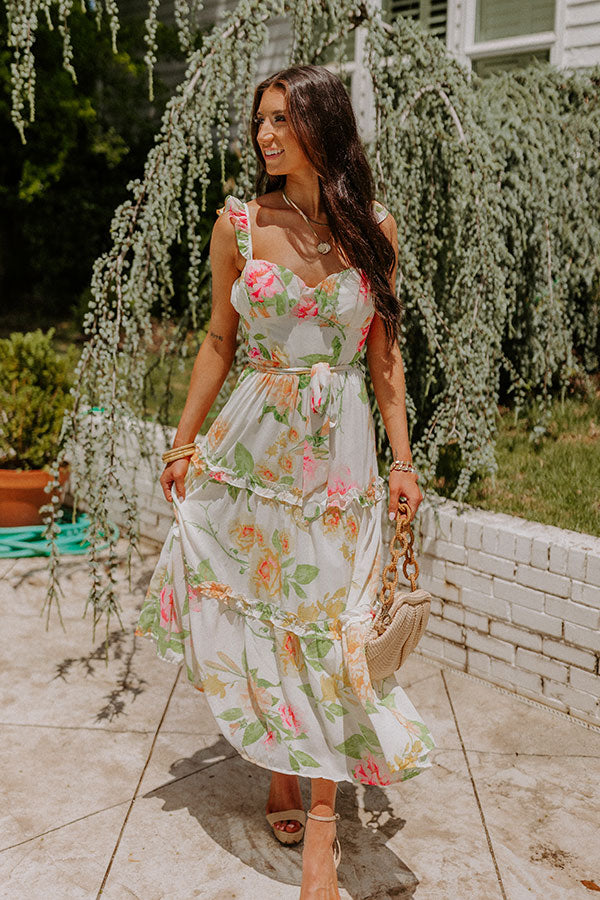 Believe In Love Floral Midi