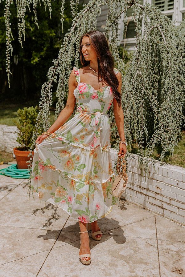 Believe In Love Floral Midi