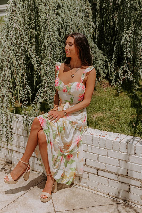 Believe In Love Floral Midi