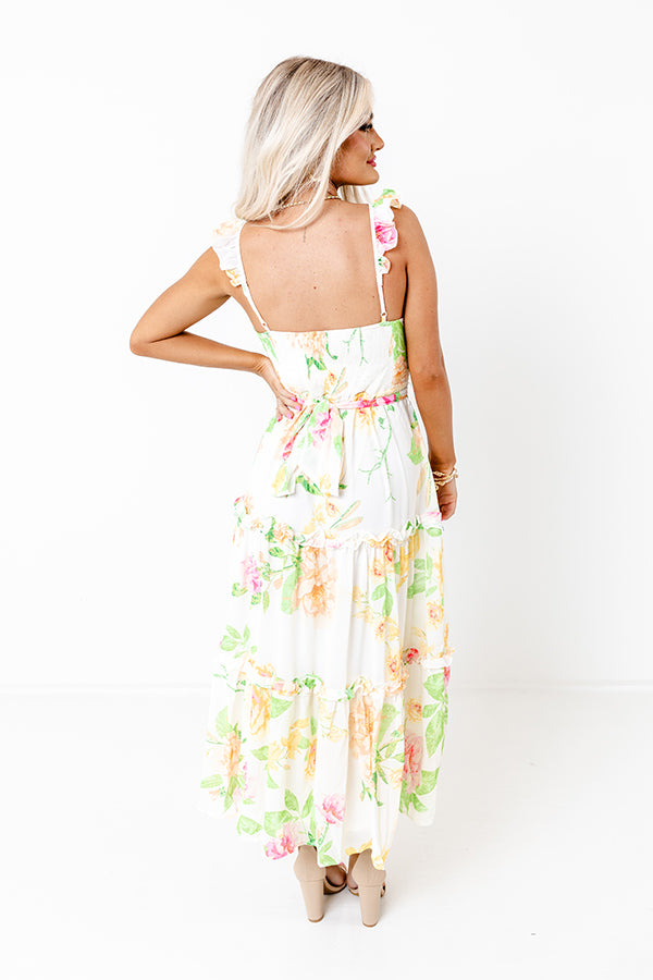 Believe In Love Floral Midi