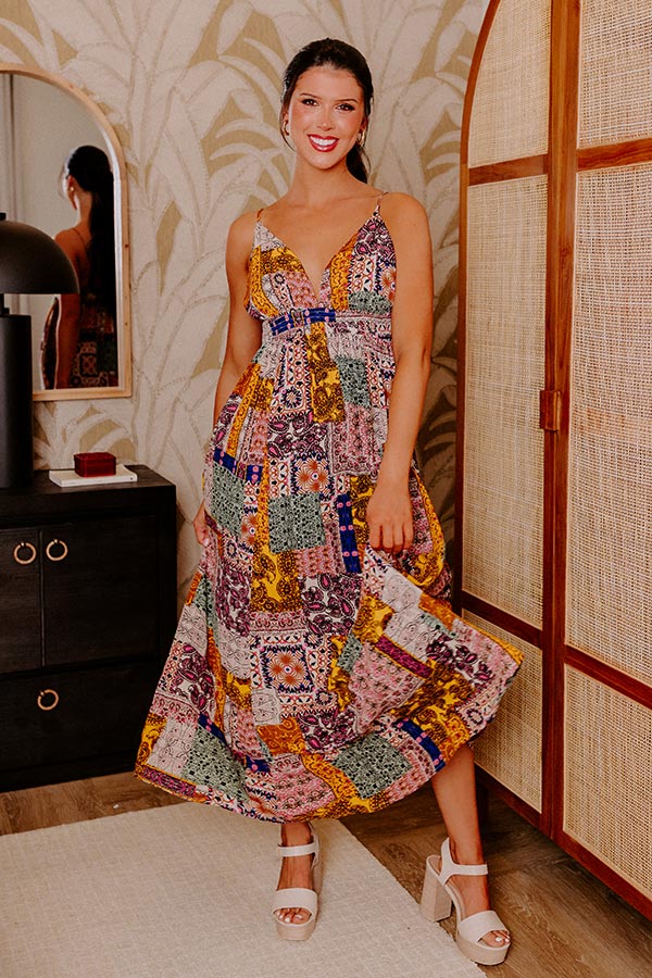 Weekends By The Coast Maxi in Marigold