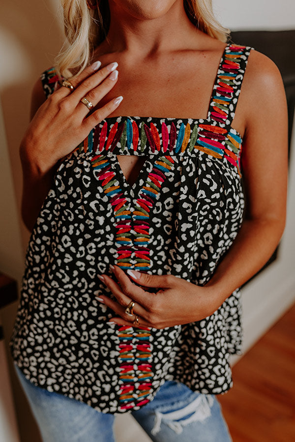 The Perfect Timing Embroidered Shift Top