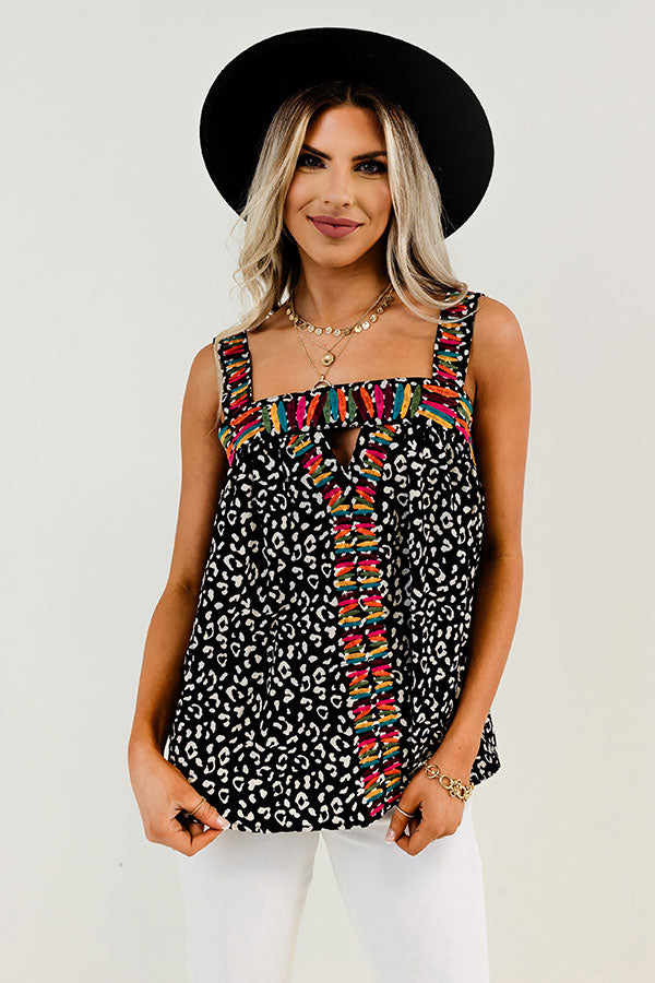 The Perfect Timing Embroidered Shift Top