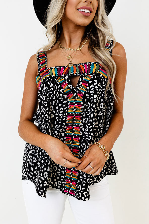 The Perfect Timing Embroidered Shift Top