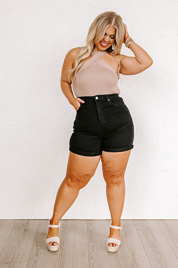 Risen The Lilliana High Waist Shorts Curves