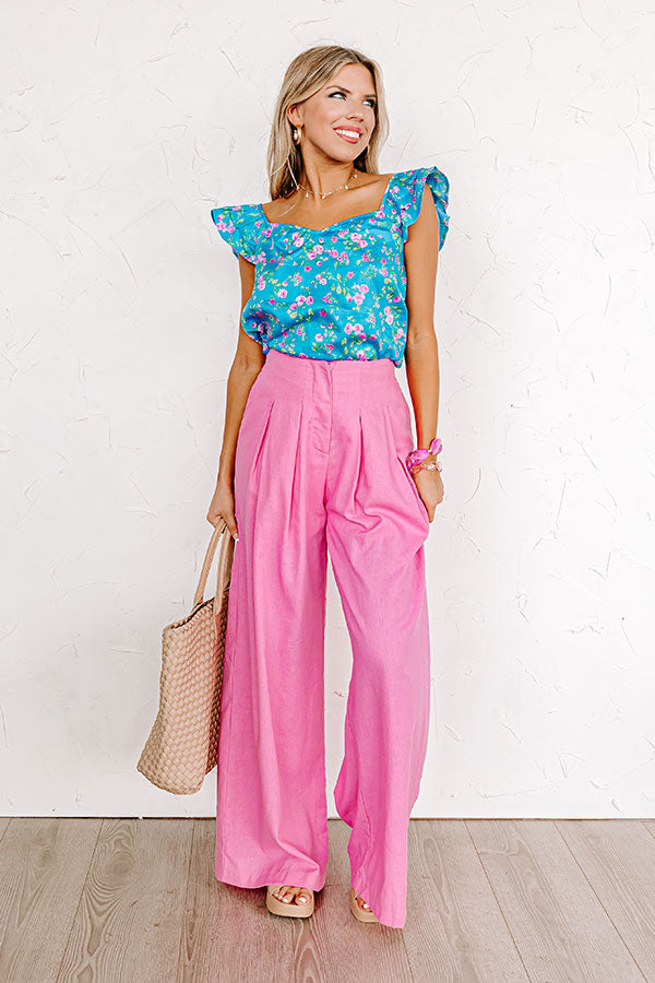 Sweet And Casual Floral Top