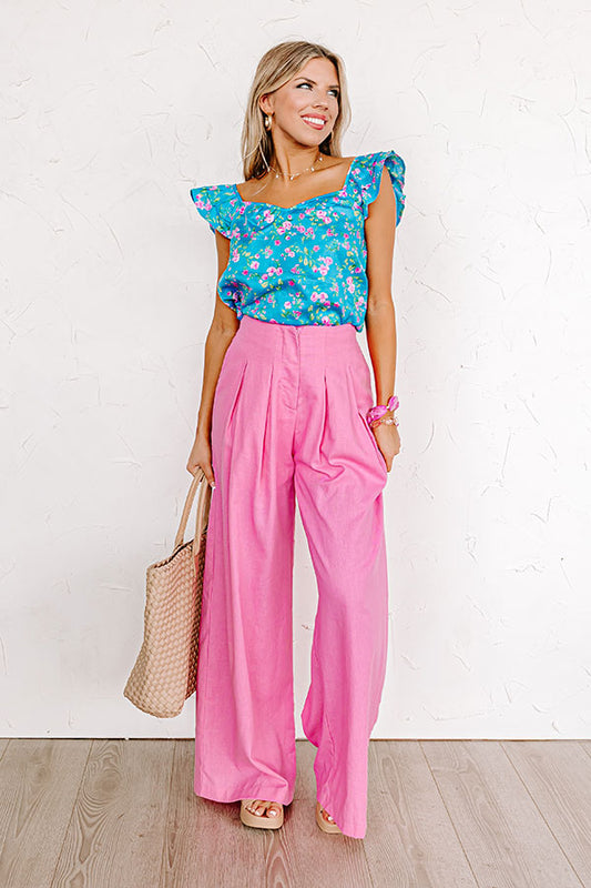 Sweet And Casual Floral Top