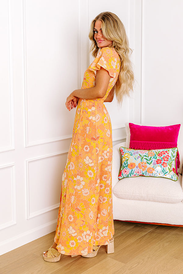 Walk Through The Garden Wrap Maxi