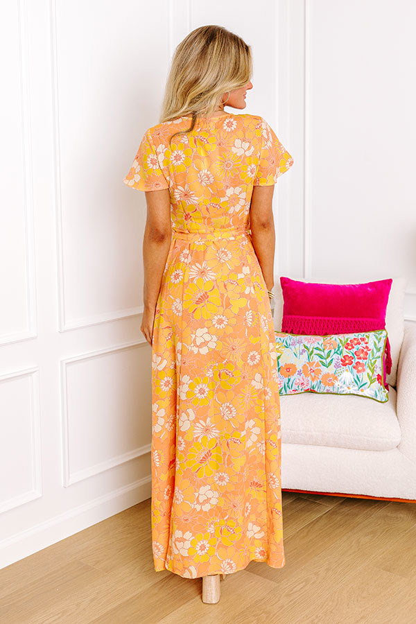 Walk Through The Garden Wrap Maxi