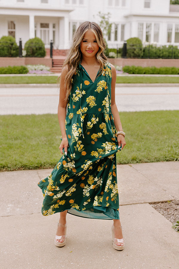 Blooming Beauty Maxi In Lush Meadow
