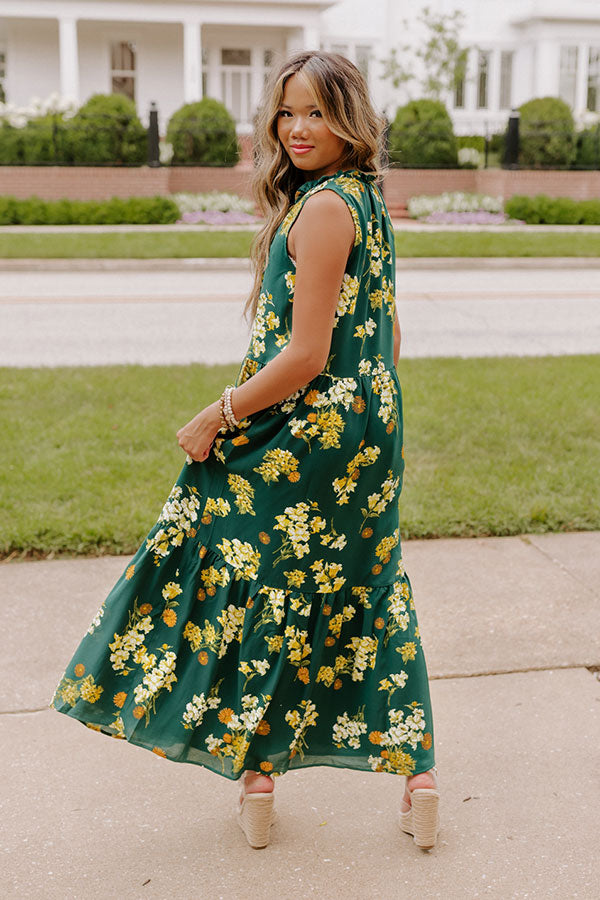 Blooming Beauty Maxi In Lush Meadow