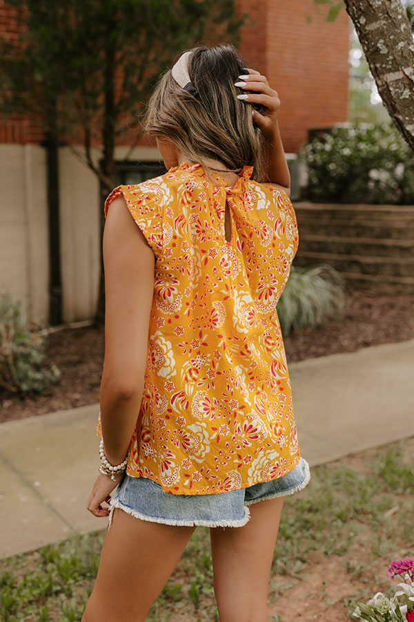 Sunny Spell Shift Top