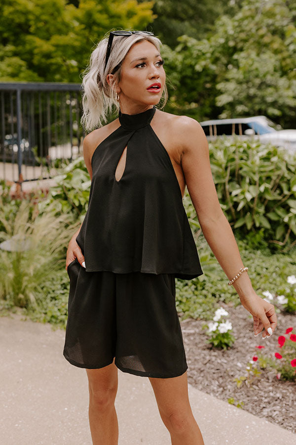 Dare To Indulge Romper In Black