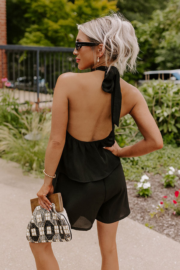 Dare To Indulge Romper In Black