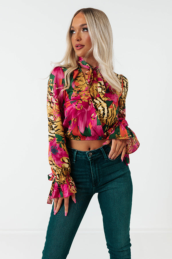 Jetset To Miami Crop Top