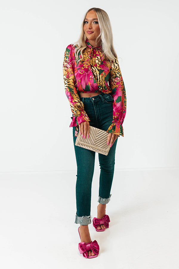 Jetset To Miami Crop Top