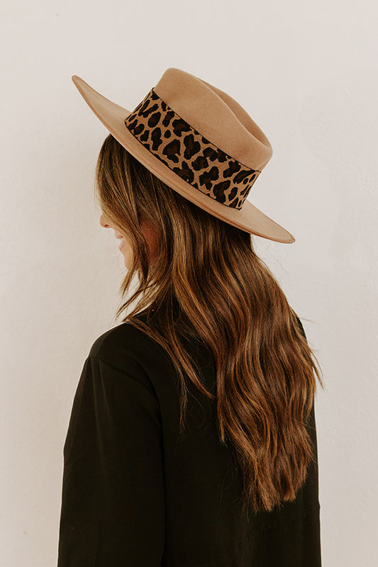 Candid Feelings Wool Fedora In Mocha