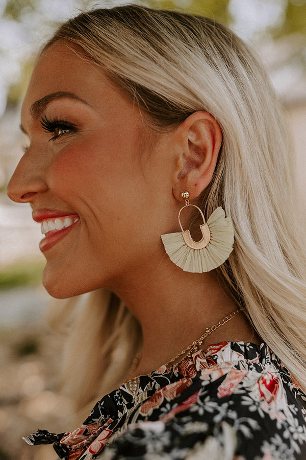 Made In The Shade Earrings In Mint