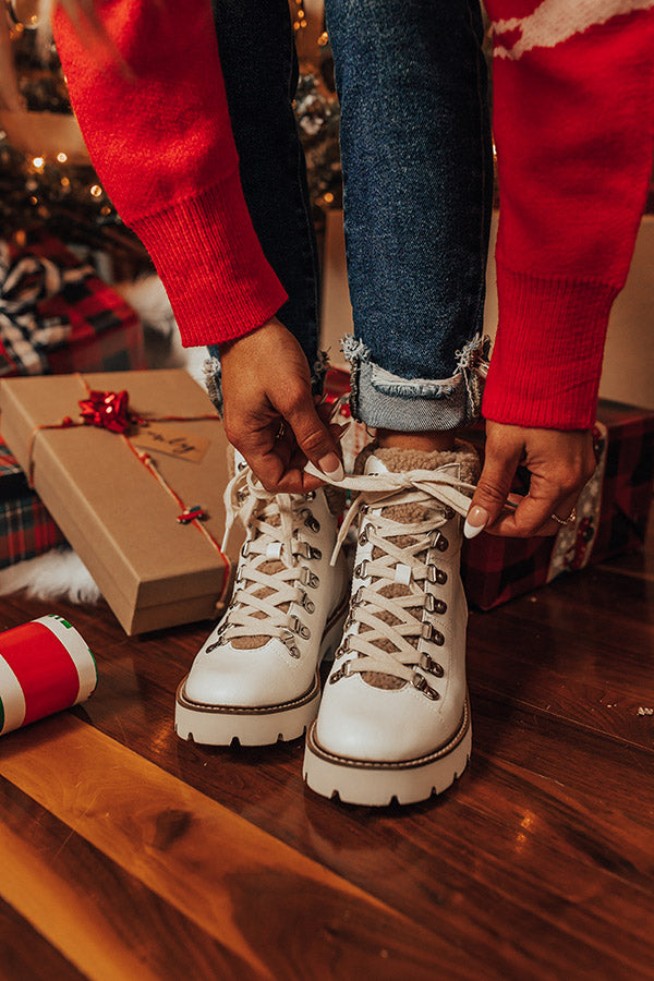 The Montana Boot in White