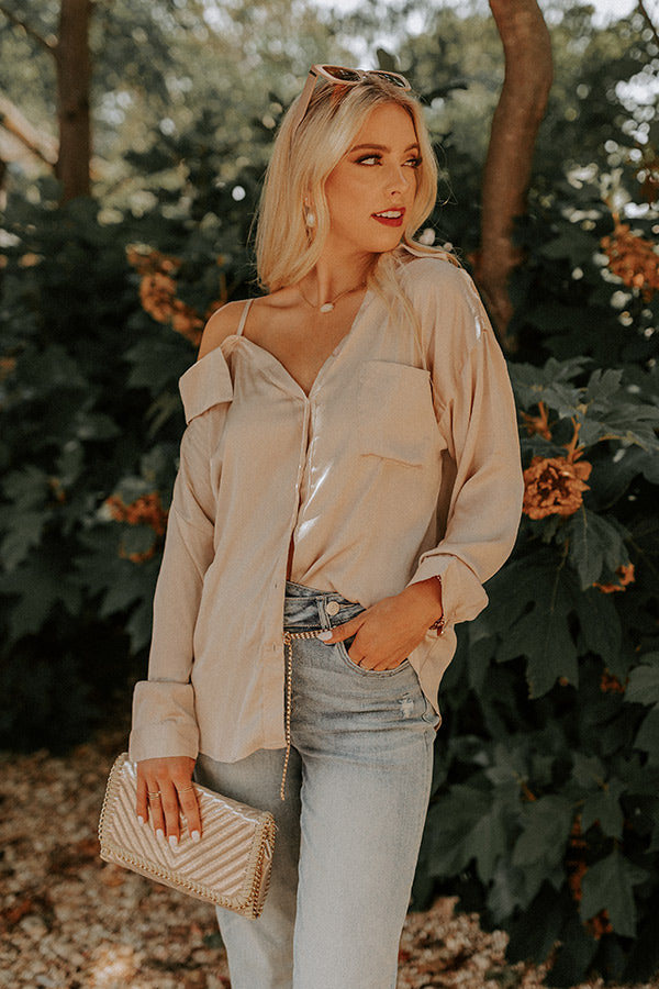 Central Avenue Satin Top