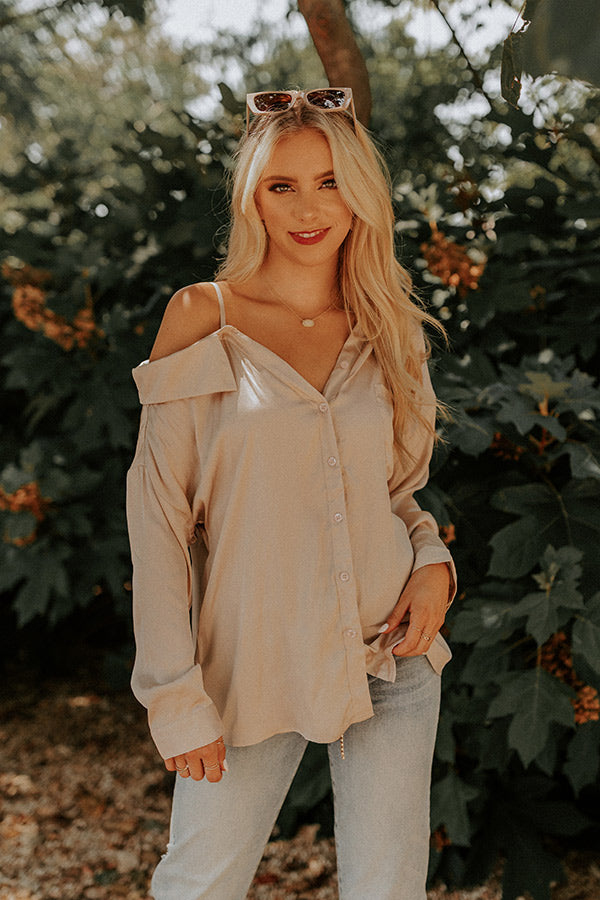 Central Avenue Satin Top