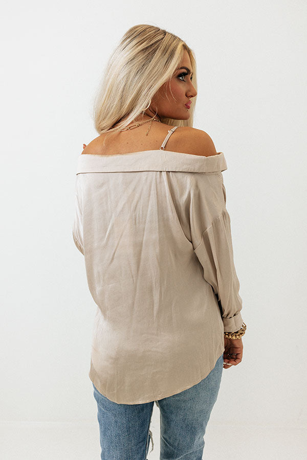 Central Avenue Satin Top