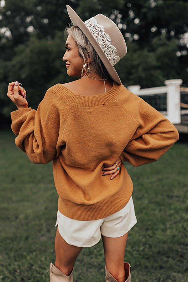 Sequoia Snuggles Sweater In Light Camel