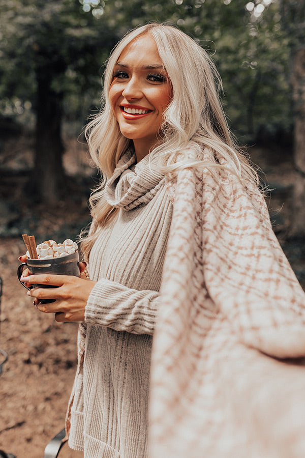 Cocoa Point Scarf In Dusty Purple
