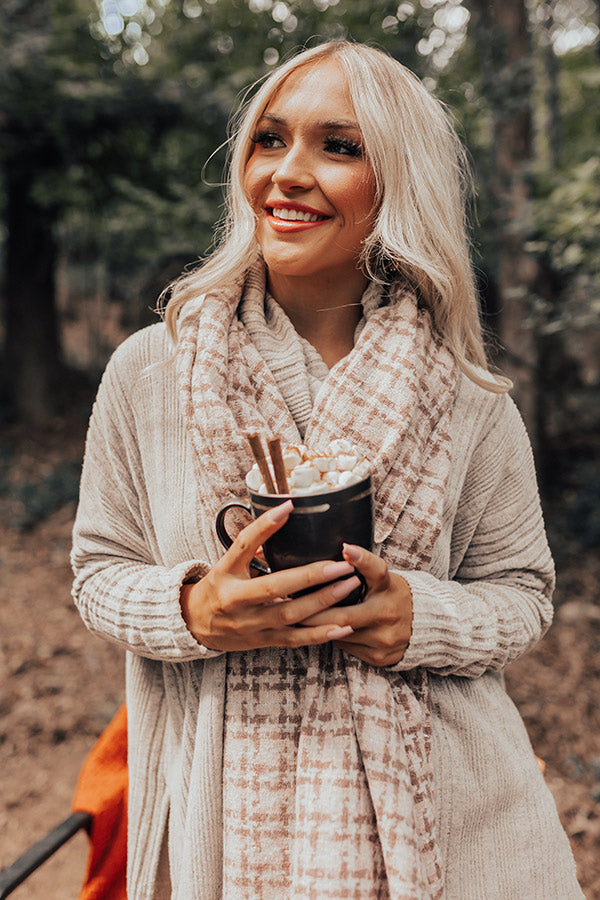 Cocoa Point Scarf In Dusty Purple