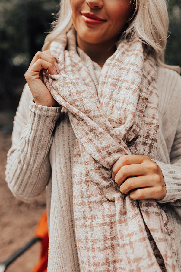 Cocoa Point Scarf In Dusty Purple