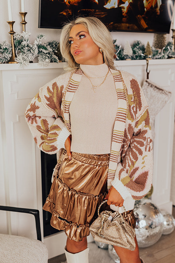 The Rowdy Metallic Skort