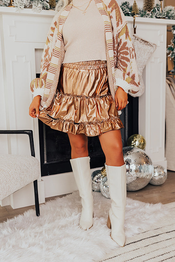 The Rowdy Metallic Skort