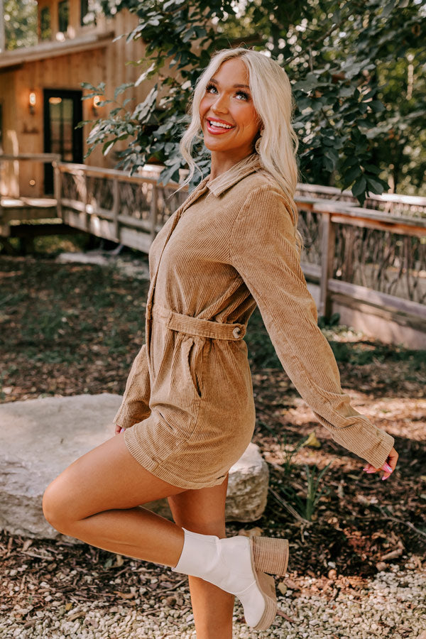 Dream On Corduroy Romper