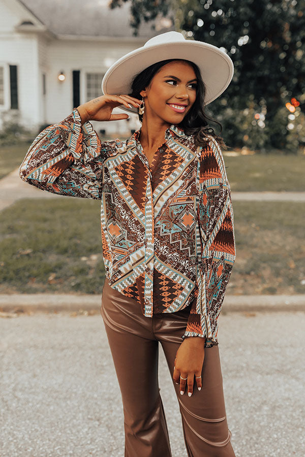 Superb Views Chiffon Top