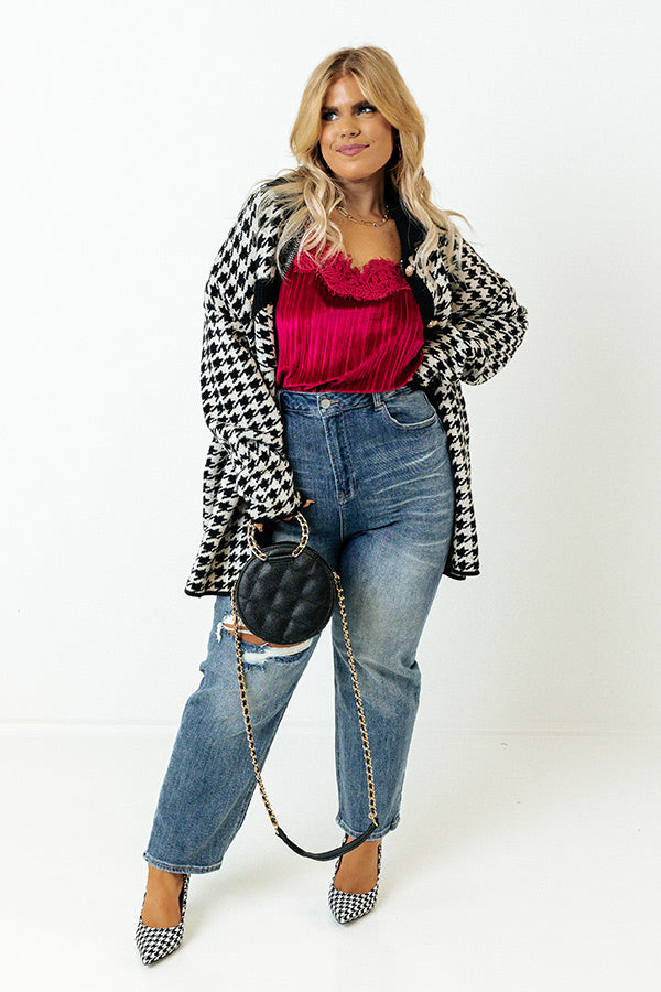 Finding Romance Velvet Tank In Rose Curves