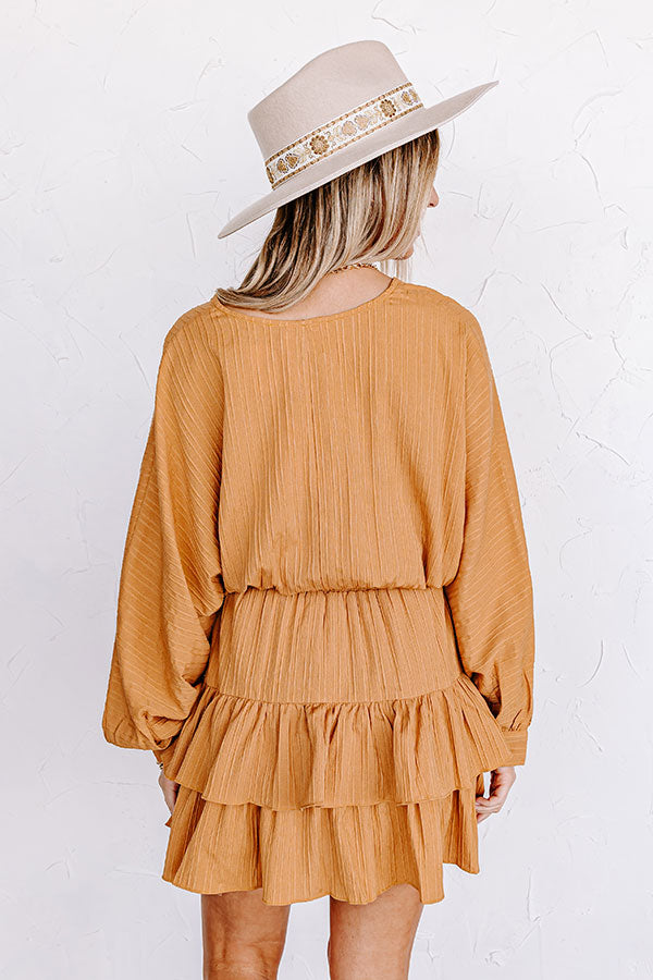 Slight Change Of Plans Dress In Golden Honey