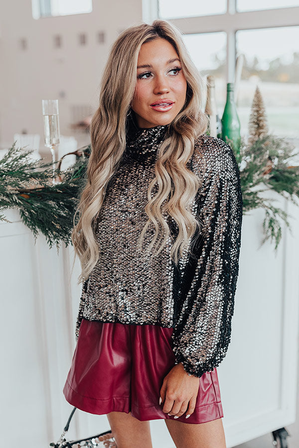 Mesmerizing Sight Sequin Top