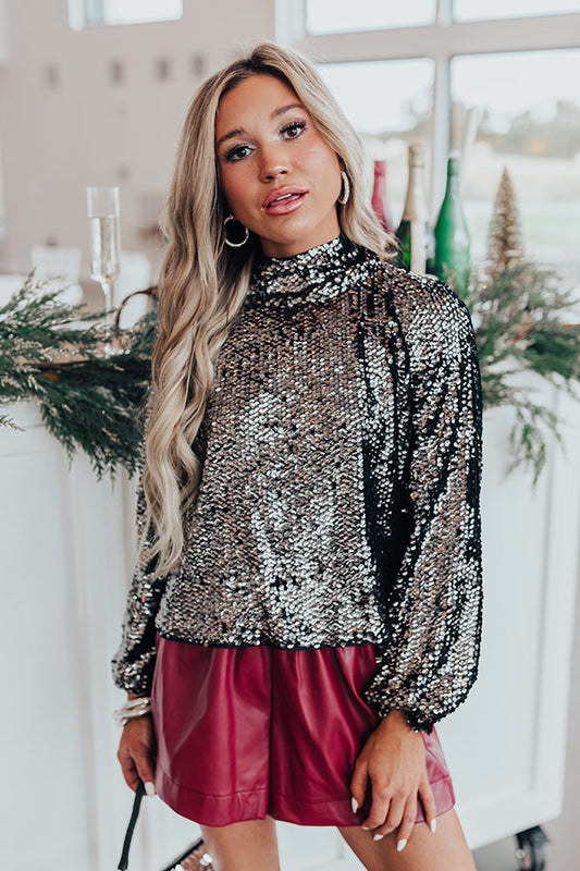 Mesmerizing Sight Sequin Top