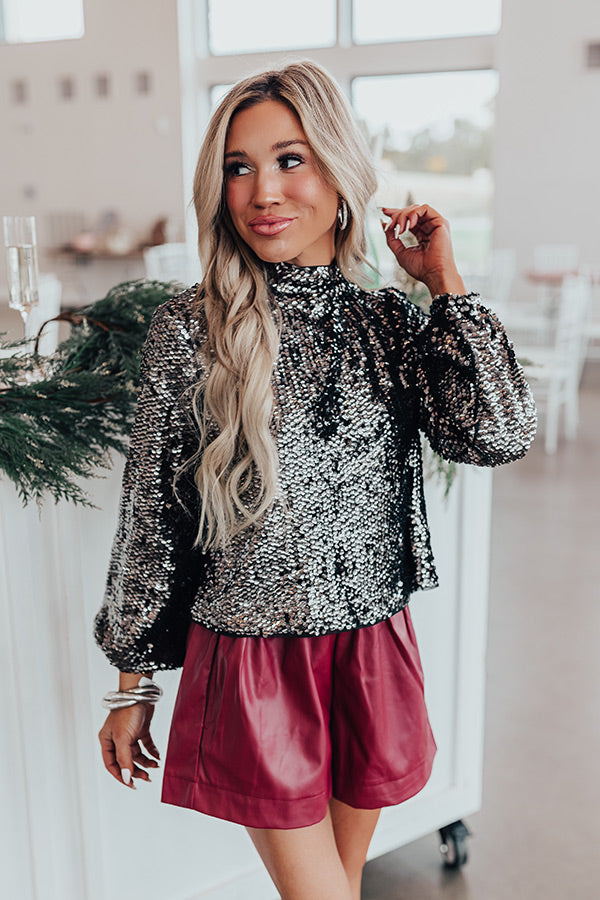 Mesmerizing Sight Sequin Top