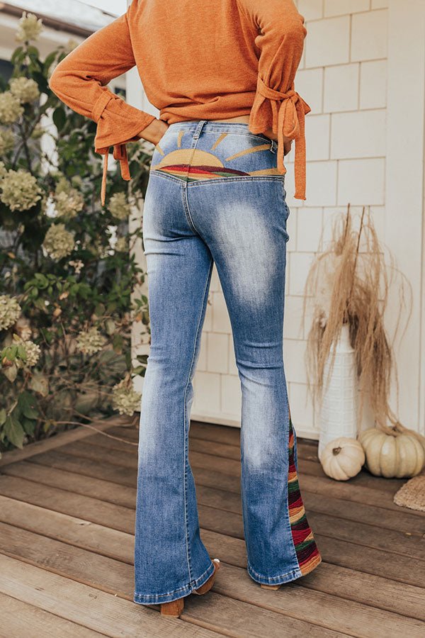 The Amy Embroidered Flare