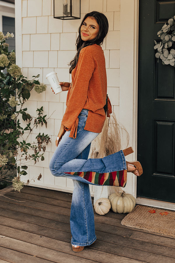 The Amy Embroidered Flare