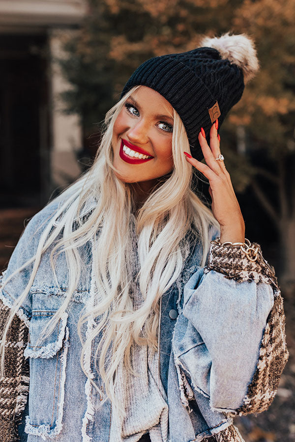 Fall Festival Beanie In Black