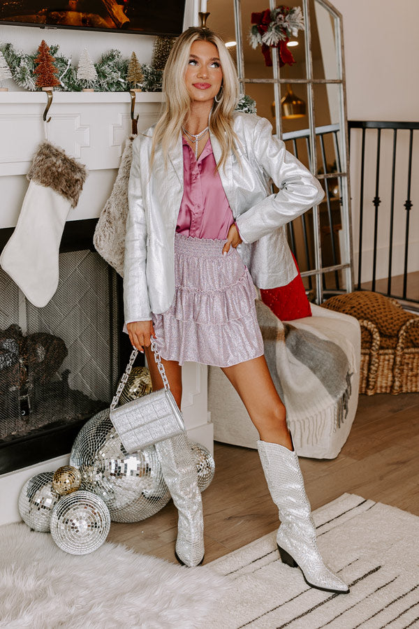 Talk Sweetly Glitter Skirt