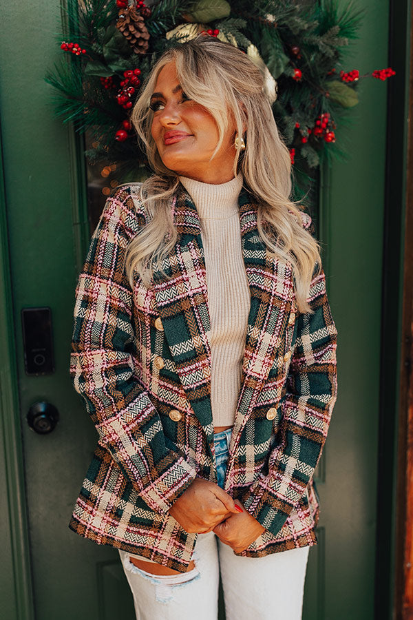 Favorable Day Tweed Blazer