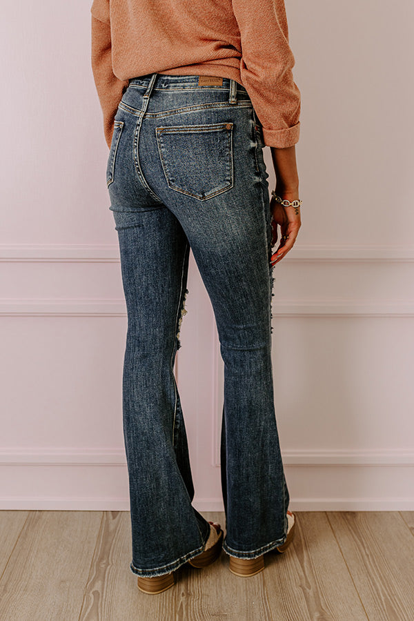Judy Blue The Athena High Waist Distressed Flare