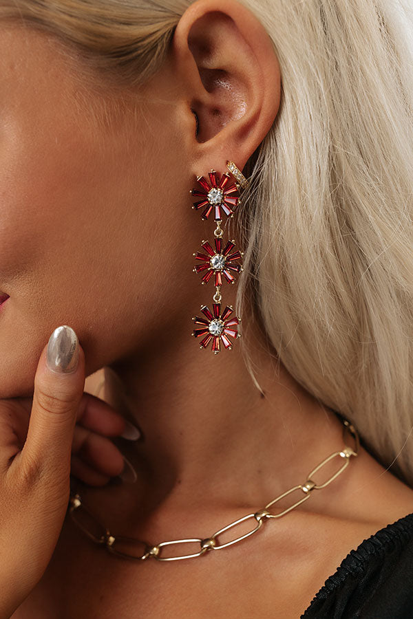 Made For Each Other Earrings In Red