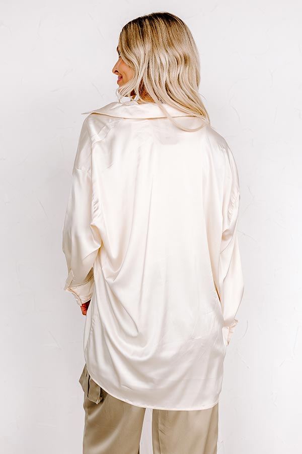 Famous Feels Satin Tunic Dress