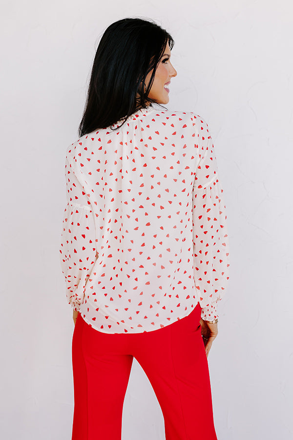 Heart On The Line Shift Top