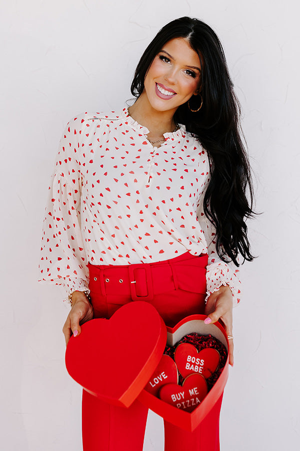 Heart On The Line Shift Top