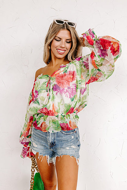 Never Outdone Chiffon Top